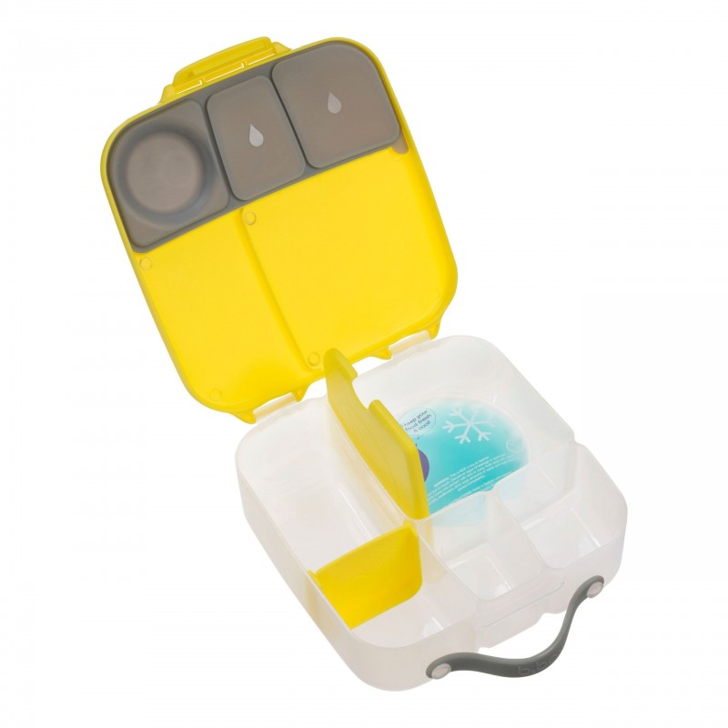 B.Box Lunch Box Φαγητοδοχείο Με Χωρίσματα Και Gel Cooler Lemon Sherbet