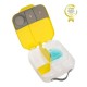 B.Box Lunch Box Φαγητοδοχείο Με Χωρίσματα Και Gel Cooler Lemon Sherbet