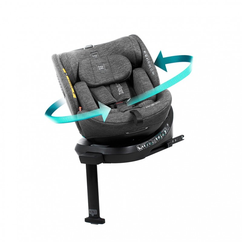 Baby Auto Core I-Size Βρεφικό Κάθισμα Αυτοκινήτου Grey Dobby 40-150cm​​​​​​​ 