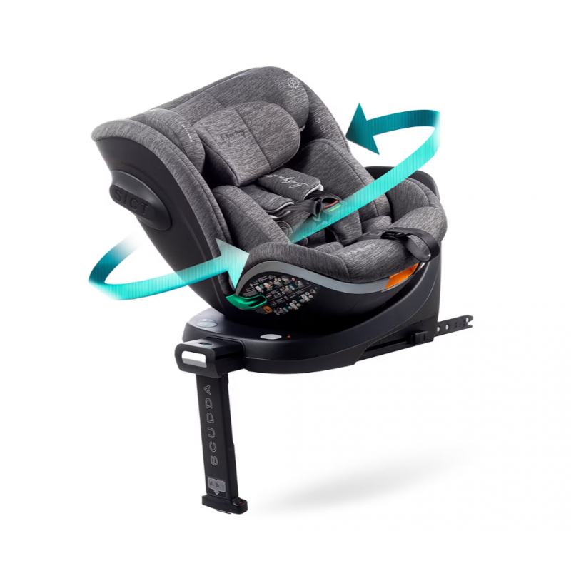 BABY AUTO Κάθισμα αυτοκ. SCUDDA I-Size 40-150 Dobby Gray