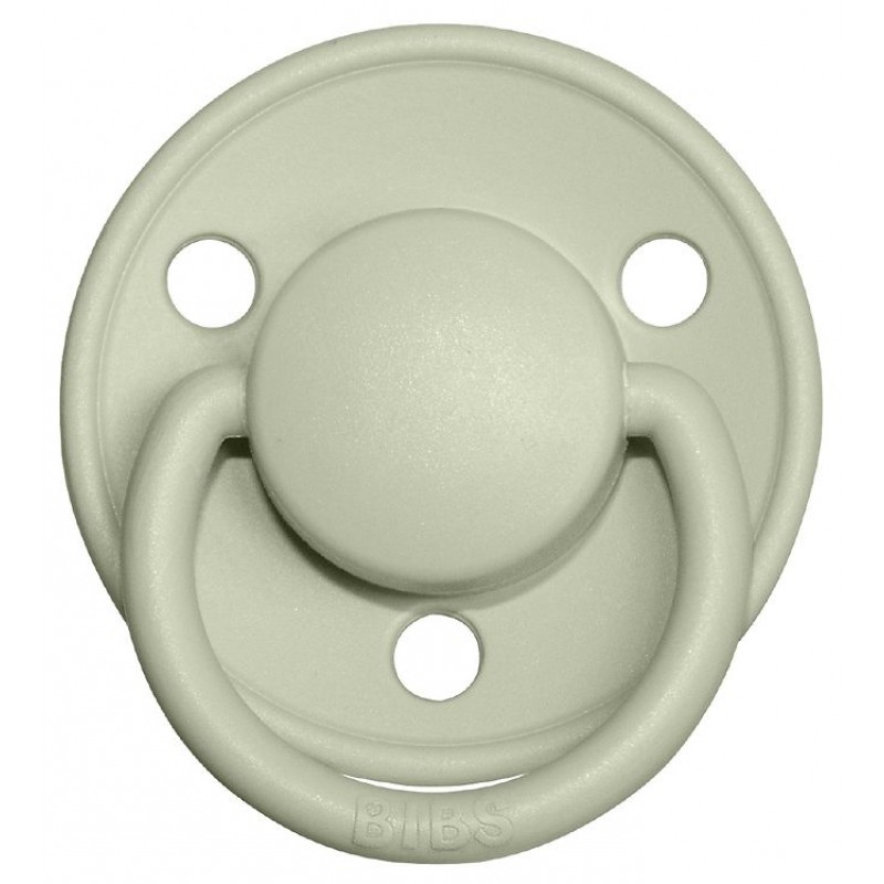 Bibs De Lux Σετ Στρογγυλές Πιπίλες Latex 2 τμχ Νο2 6-18 Μηνών Island Sea / Sage
