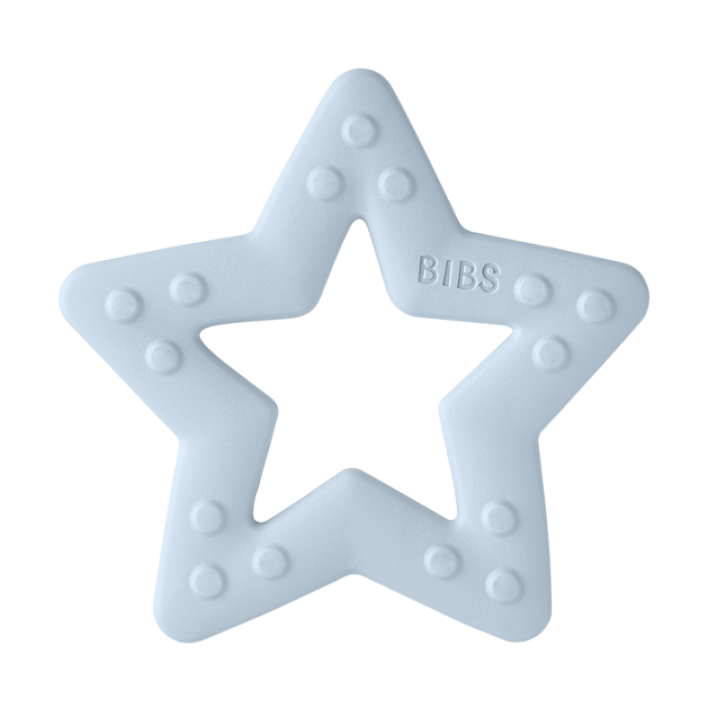 BIBS Μασητικό Οδοντοφυίας Star - Baby Blue