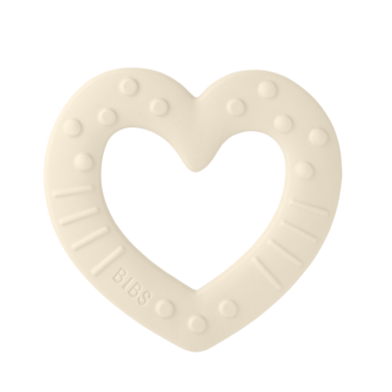 BIBS Μασητικό Οδοντοφυίας Heart - Ivory