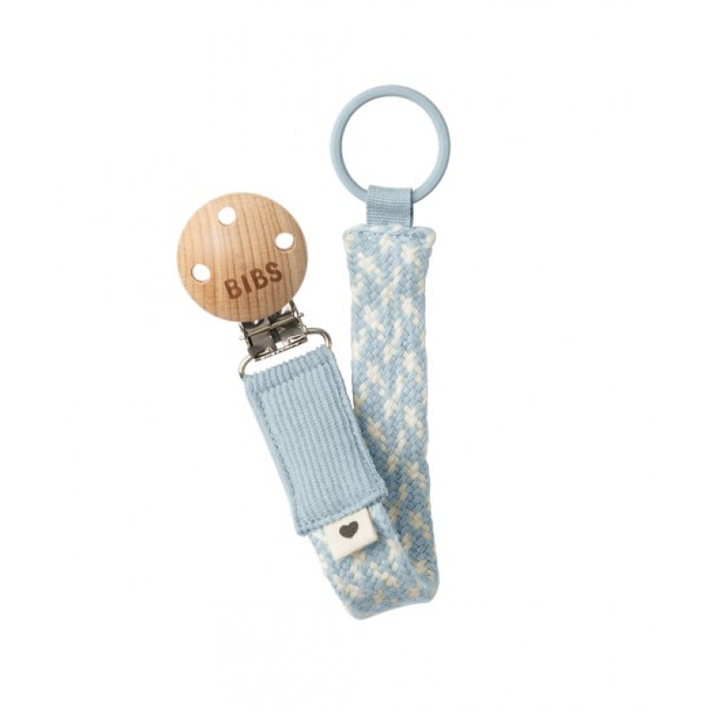 Bibs Κλιπ Πιπίλας Blue/Ivory