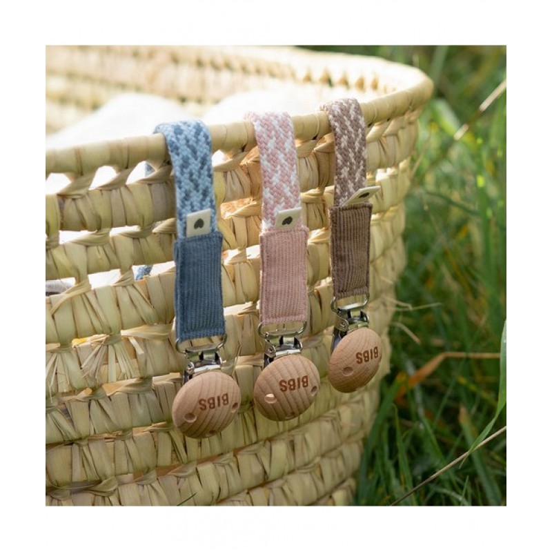Bibs Κλιπ Πιπίλας Blue/Ivory