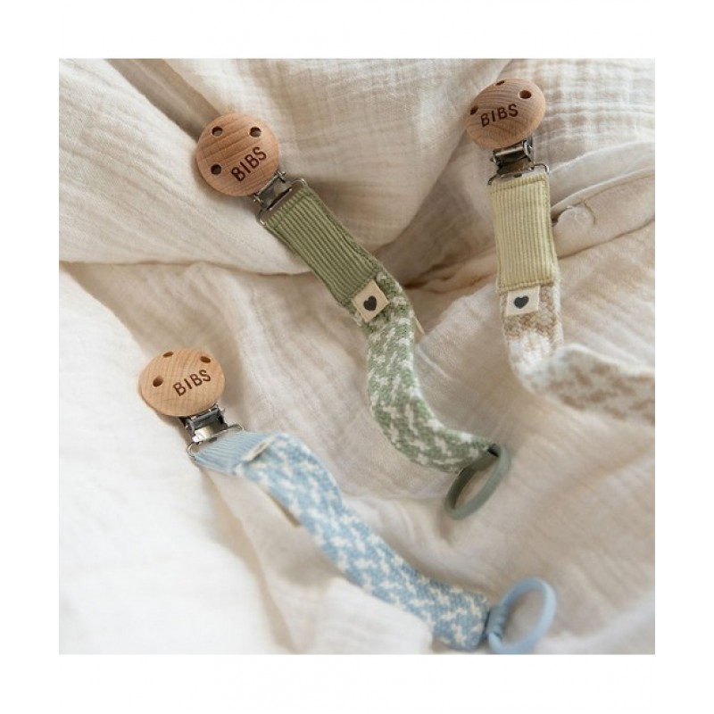 Bibs Κλιπ Πιπίλας Blue/Ivory