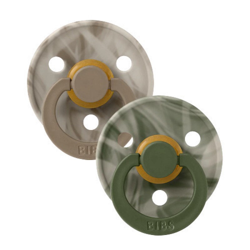 Bibs Πιπίλες Colour Tie Dye Camo 2τμχ  Green Mix