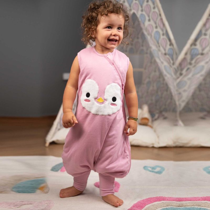 BabyBliss Jump Χειμωνιάτικος Υπνόσακος Με Ποδαράκια 2.5 tog Penguin Pink