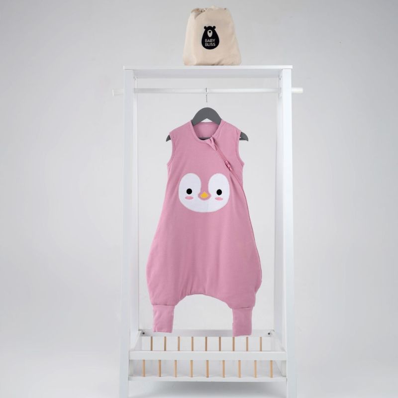 BabyBliss Jump Χειμωνιάτικος Υπνόσακος Με Ποδαράκια 2.5 tog Penguin Pink