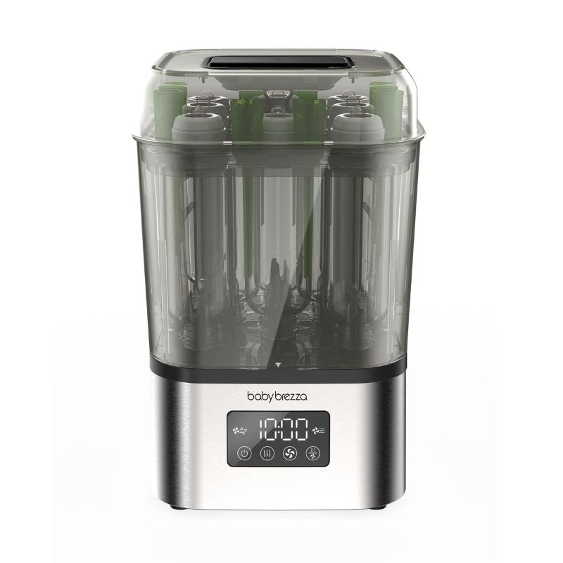 Baby Brezza Superquick Αποστειρωτής-Στεγνωτήρας Stainless Steel
