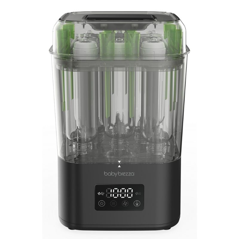 Baby Brezza Superquick Αποστειρωτής-Στεγνωτήρας Black