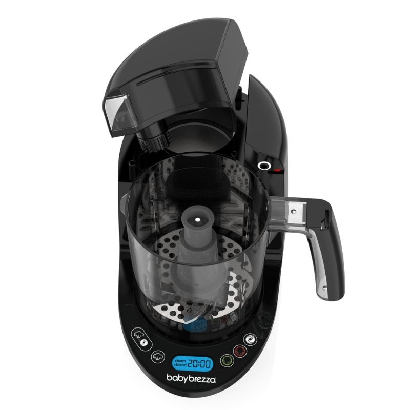 Baby Brezza Food Maker Deluxe Ατμομάγειρας-Μπλέντερ 3-σε-1 Black 