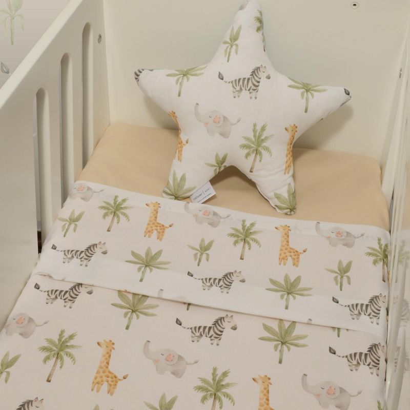 Baby Oliver Σετ Σεντόνια Λίκνου 80*100cm 2 τμχ Σχ. 424 Μπεζ