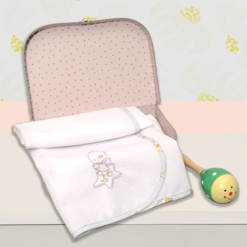 Baby Oliver Σελτεδάκι 50*70cm Σχ. 210 Γκρι-Κίτρινο Παπάκι