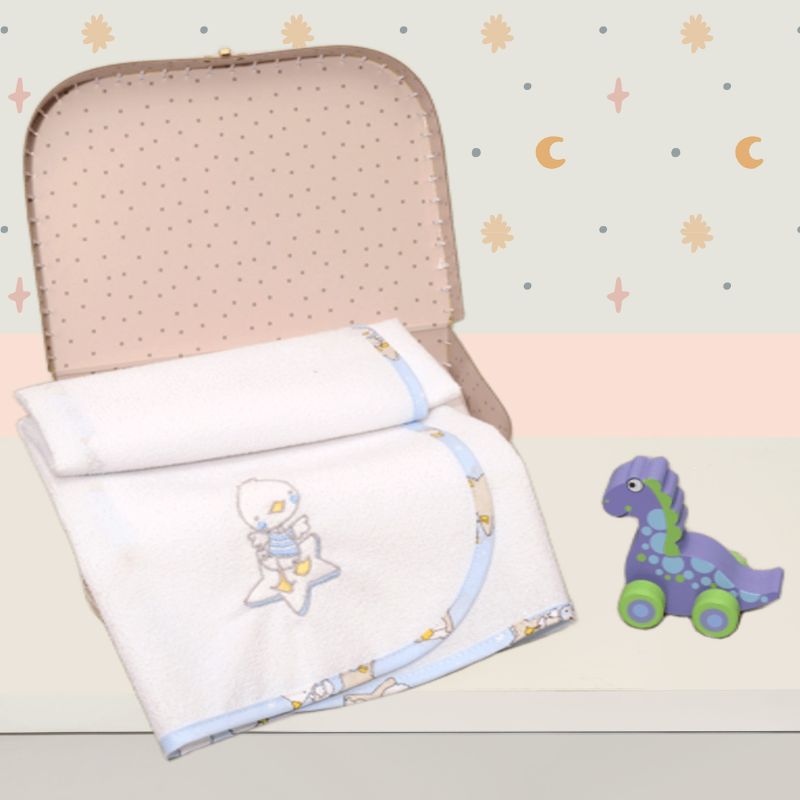 Baby Oliver Σελτεδάκι 50*70cm Σχ. 210 Γαλάζιο-Κίτρινο Παπάκι