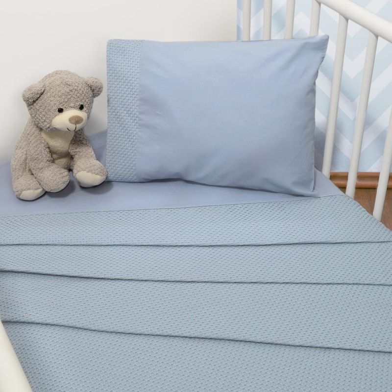 Baby Oliver Καλοκαιρινή Κουβέρτα 75*100cm Σχ. 451 Μπλε