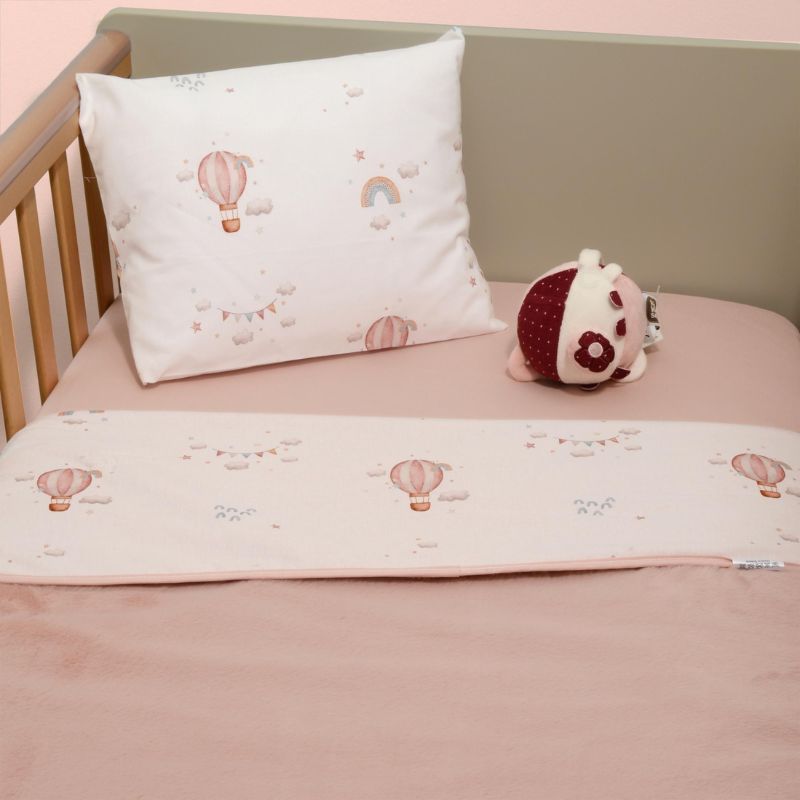 Baby Oliver Minky Κουβέρτα Λίκνου Διπλής Όψης 75cm *95cm Σχ. 422