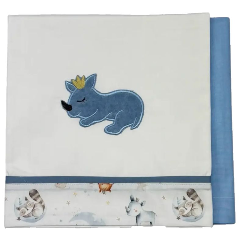 Baby Star Σετ Σεντόνια Λίκνου 2 τμχ 45*90cm & 70*95cm Rhino