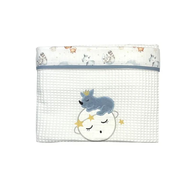 Baby Star Κουβέρτα Πικέ 100*150cm Rhino