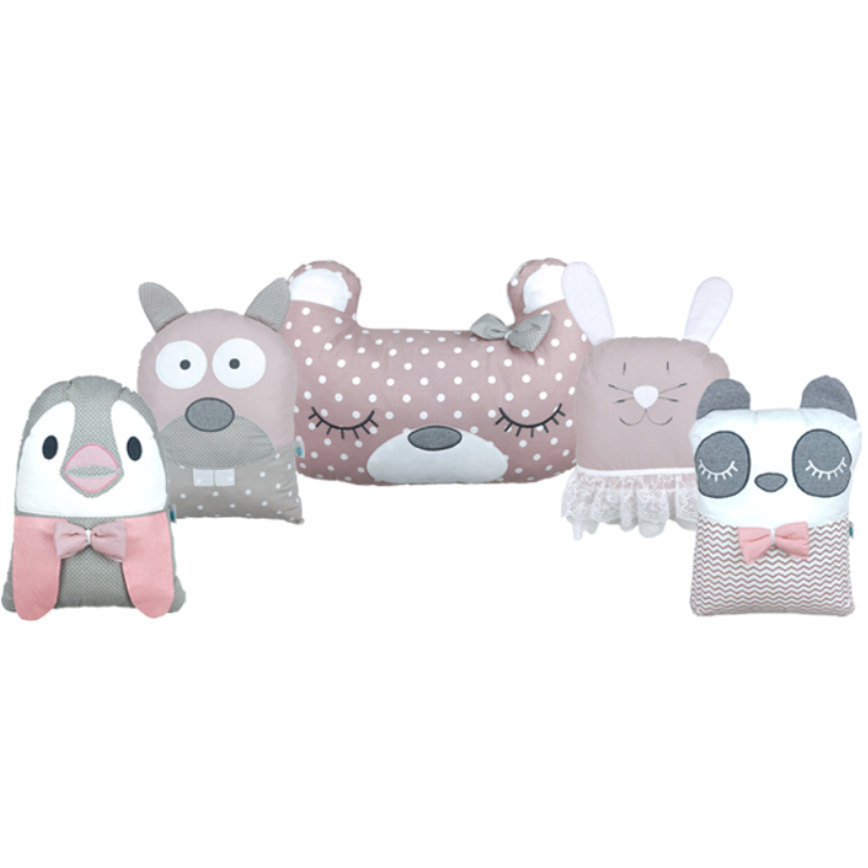 Baby Star Πάντα 40*200cm Tiny Friends Σάπιο Μήλο