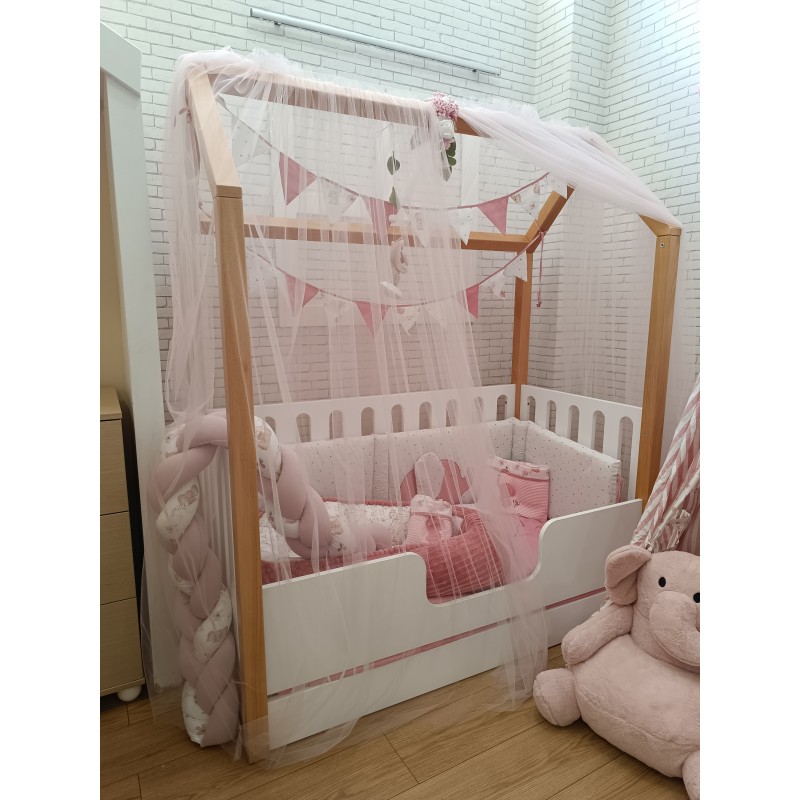 Baby Star Κουνουπιέρα Για Κρεβάτι La Maison Πετάλ
