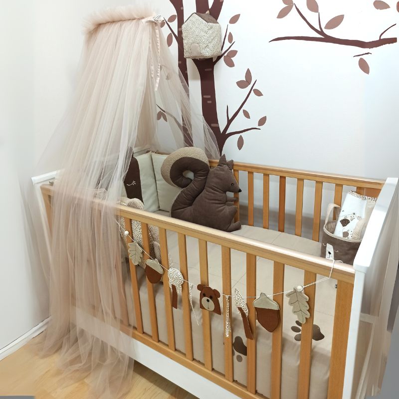 Baby Star Κουνουπιέρα Κούνιας Elegant 10m Καφέ