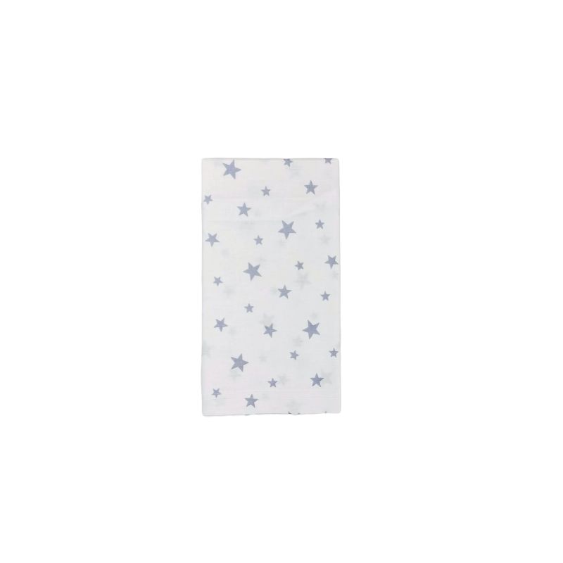 Baby Star Μαξιλαροθήκη 35*45cm Λευκή Με Γκρι Αστέρια