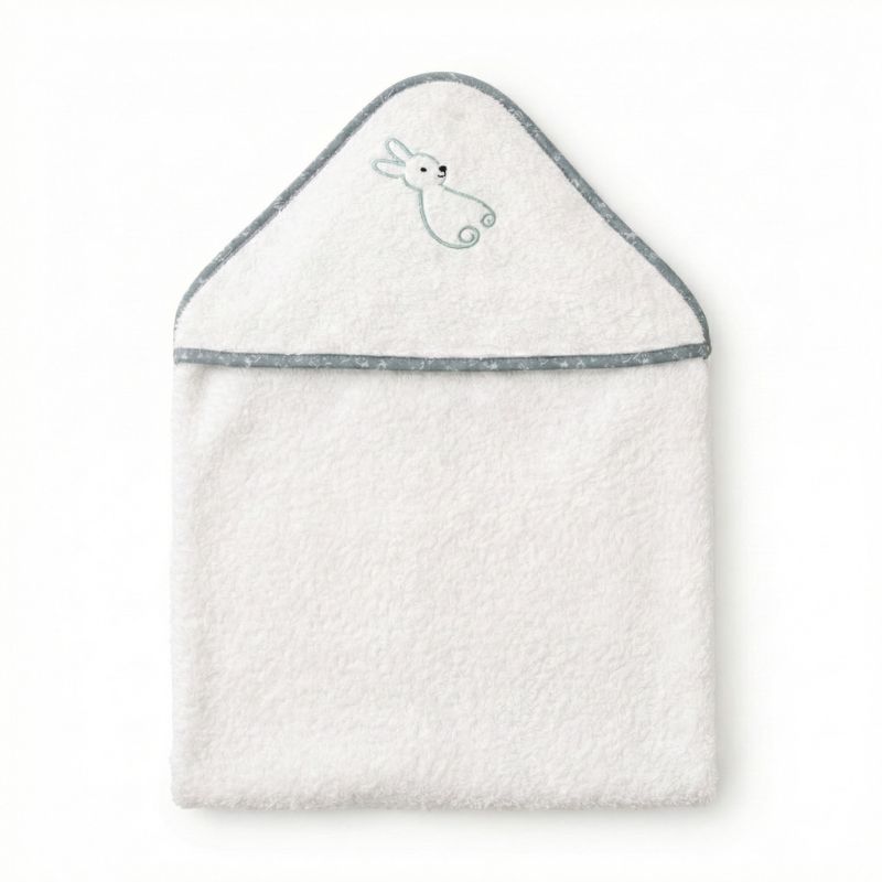 Baby Star Μπουρνούζι 95*95cm Larvik Λευκό