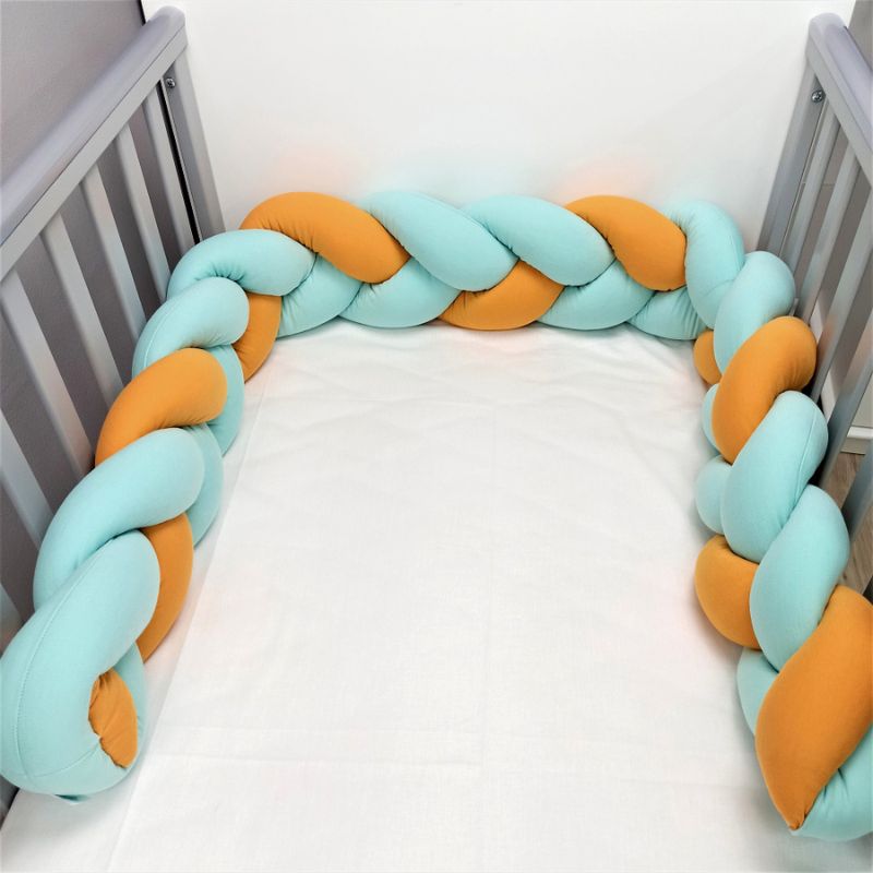 Baby Star Πάντα-Πλεξούδα Extra Large 19*200cm Βεραμάν-Κάραμελ