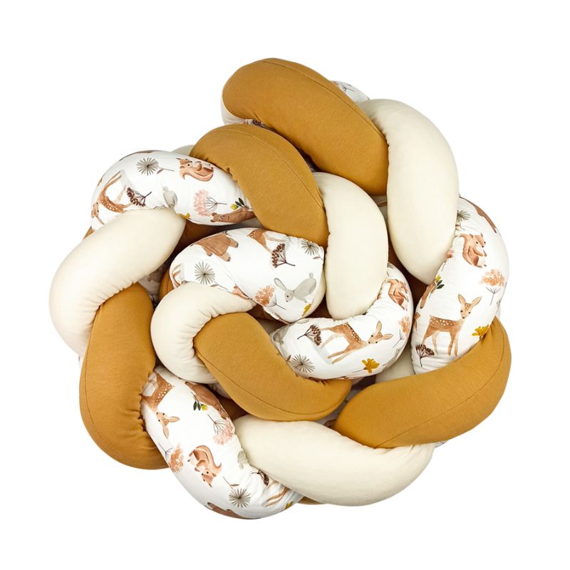 Baby Star Πάντα-Πλεξούδα Extra Large 19*200cm Κάμελ-Εκρού Forest Baby Star Πάντα-Πλεξούδα Extra Large 19*200cm Κάμελ-Εκρού Forest