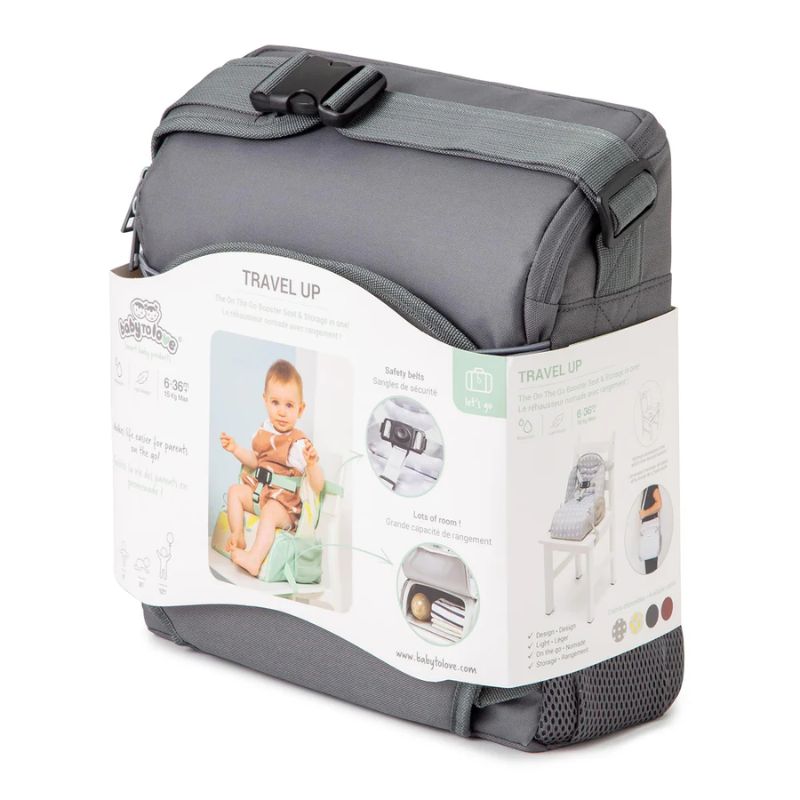 Baby To Love Travel Up Κάθισμα Φαγητού Anthracite