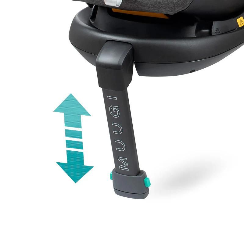Babyauto Muugi i-Size Κάθισμα Αυτοκινήτου 40-150cm Black Line