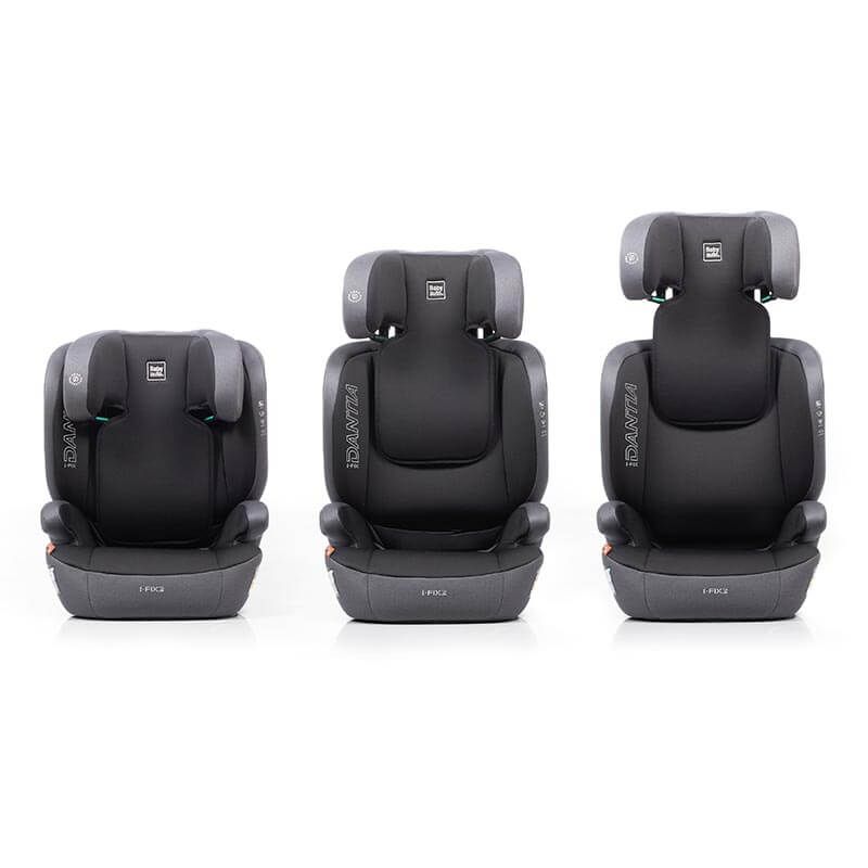Babyauto Dantia i-Fix Κάθισμα Αυτοκινήτου 100-150cm Black Cross Embossed 