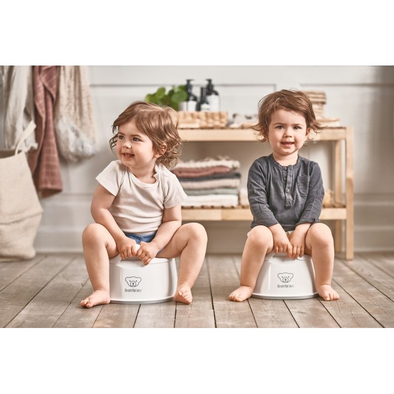 BabyBjorn Potty Chair Κάθισμα Γιογιό Deep White / Grey