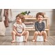 BabyBjorn Potty Chair Κάθισμα Γιογιό Deep White / Grey