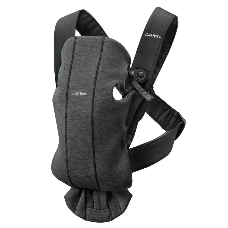 BabyBjorn Mini 3D Jersey Μάρσιπος 3.2–8kg Charcoal Grey