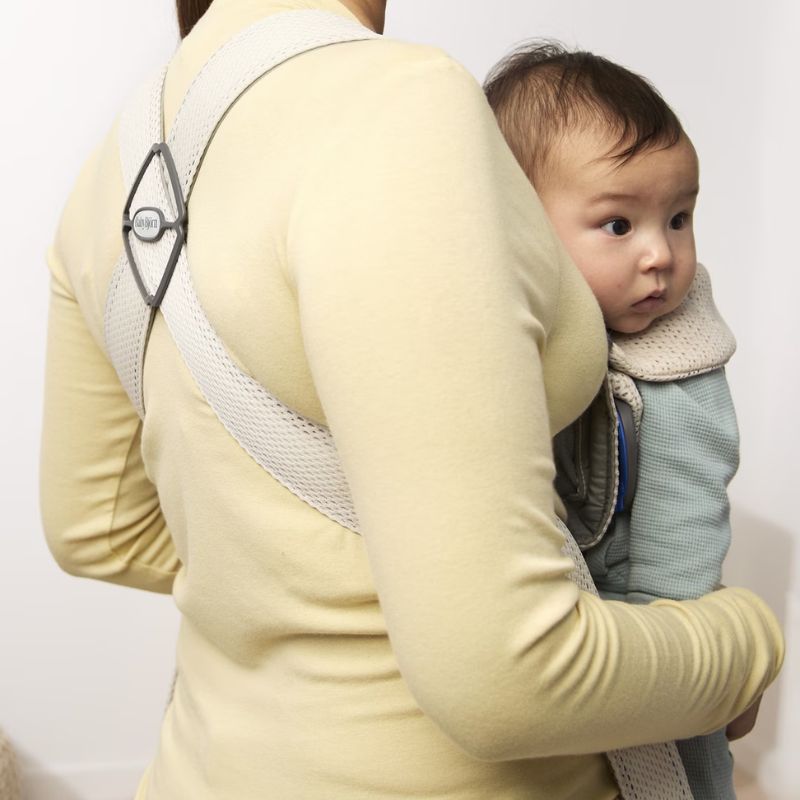 BabyBjorn Mini 3D Mesh Μάρσιπος 3.2–11kg Cream
