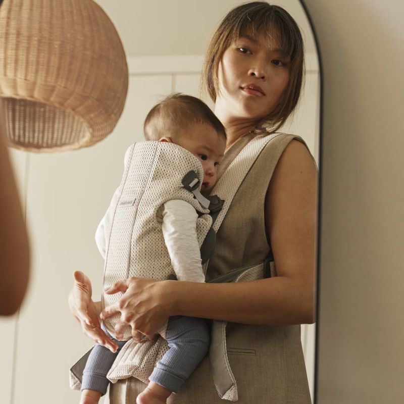 BabyBjorn Mini 3D Mesh Μάρσιπος 3.2–11kg Cream