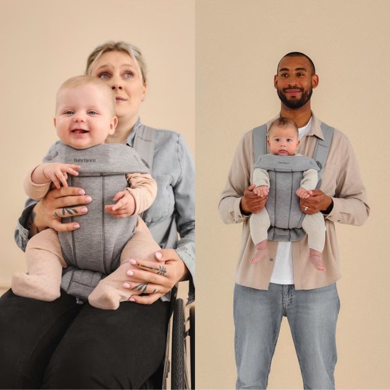 BabyBjorn Mini Woven Μάρσιπος Για 3-11kg Vintage Indigo