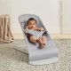BabyBjorn Bliss Woven Βρεφικό Ρηλάξ Για 3.5-13kg Petal Quilt Light Gray