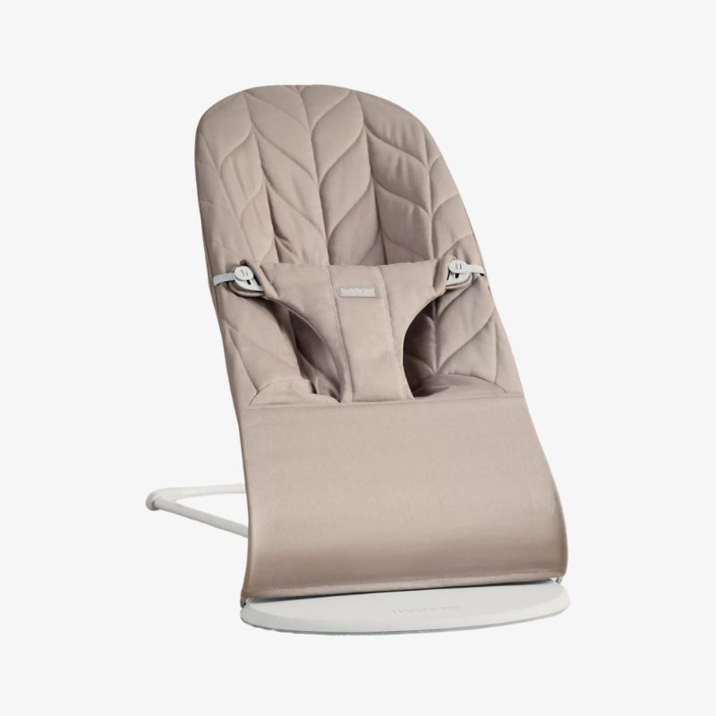 BabyBjorn Bliss Ρηλάξ Από Ύφασμα Πετάλ Quilt Sand Grey