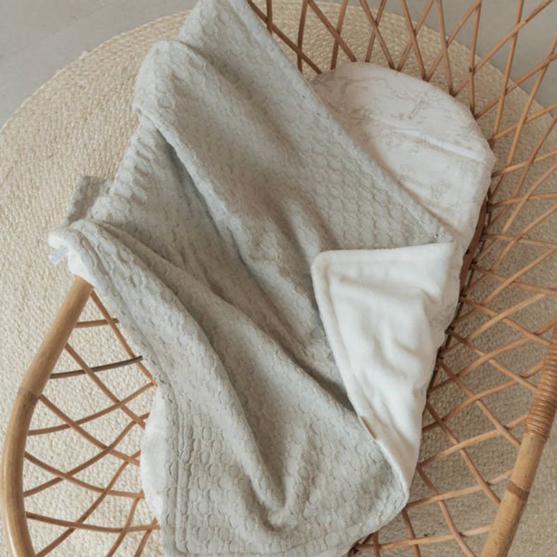Bamboom Honey Κουβέρτα 75cm * 100cm Oyster Grey
