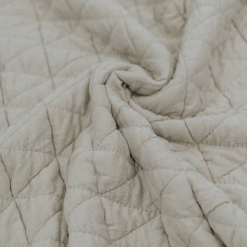 Bamboom Wrinkled Κουβέρτα 75cm * 100cm Oyster Grey