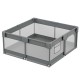 Bebe Stars Πάρκο για μωρά τετράγωνο 150×150 Playzen Grey 880-100