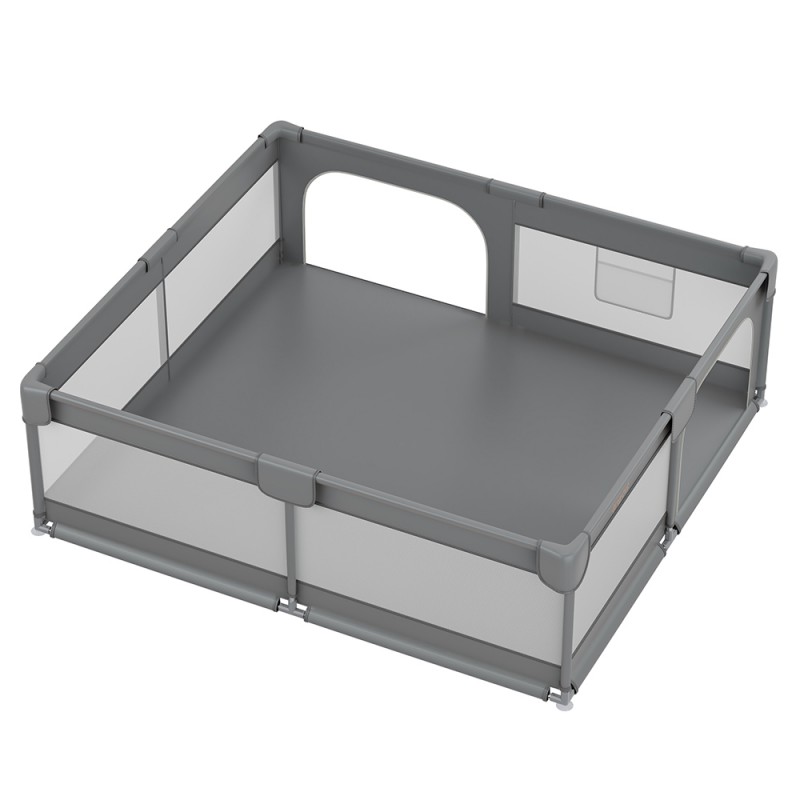 Bebe Stars Πάρκο για μωρά ορθογώνιο 180×200 Playzen Grey