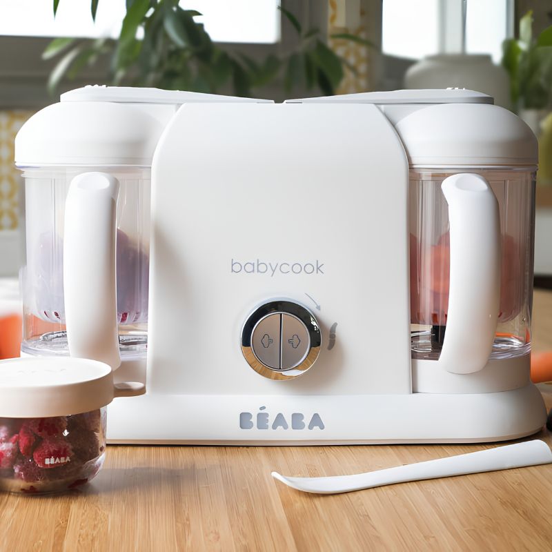 Beaba Babycook Duo Ατμομάγειρας 6-Σε-1 2*1100ml White Silver