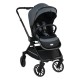 Bebestars Πολυκαρότσι Mirage 2σε1 με Αυτόματο Μηχανισμό Quick–Twist Grey