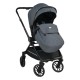 Bebestars Πολυκαρότσι Mirage 2σε1 με Αυτόματο Μηχανισμό Quick–Twist Grey
