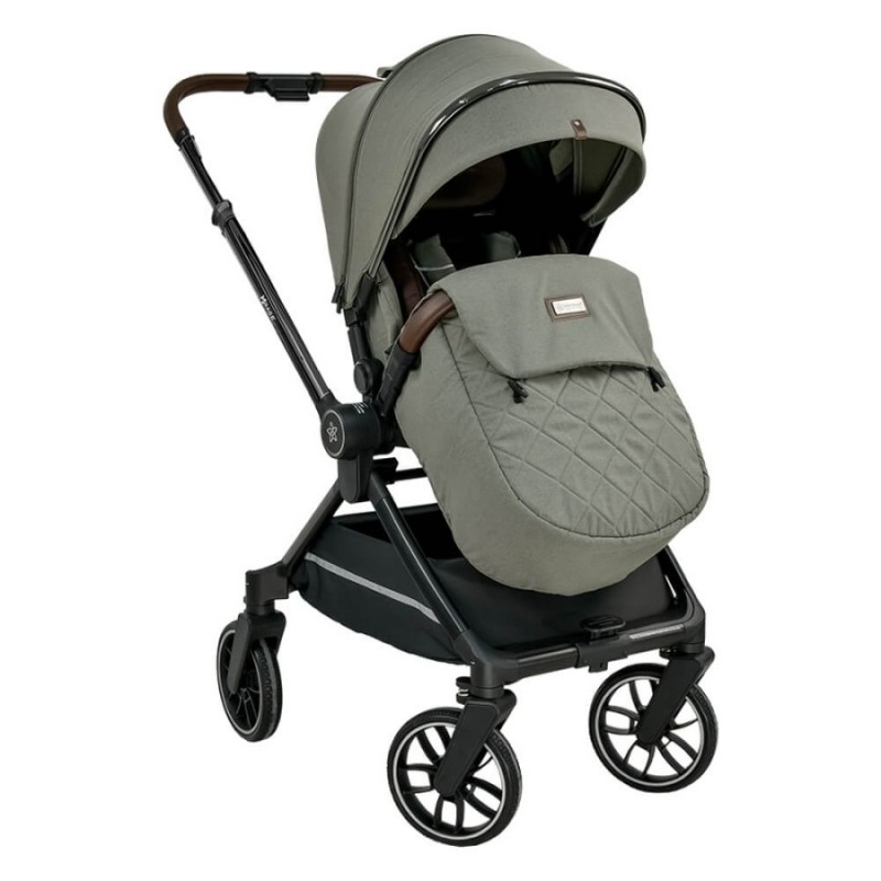 Bebestars Πολυκαρότσι Mirage 2σε1 με Αυτόματο Μηχανισμό Quick–Twist Olive