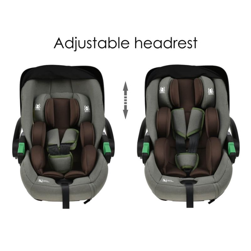 Bebe Stars Baby i-Size Κάθισμα Αυτοκινήτου 40-87cm Olive